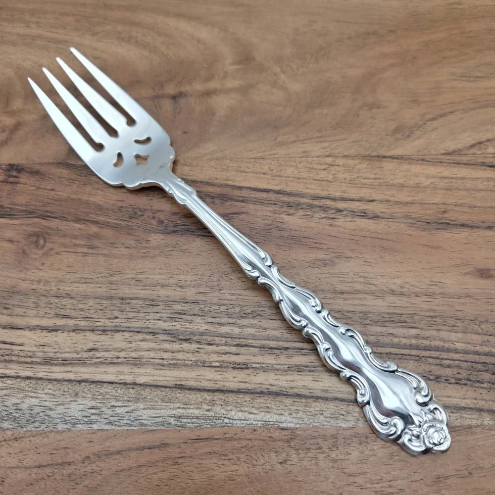 Set Of 4 Oneida Community Beethoven Silverplate Salad Forks Betty Crocker